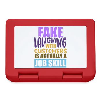 waiter bartender bartender bartender barchef - Lunchbox - red - Front