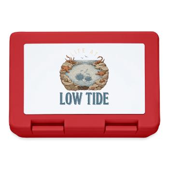 Life At Low Tide Tide Pool - Brotdose - Rot - Vorne