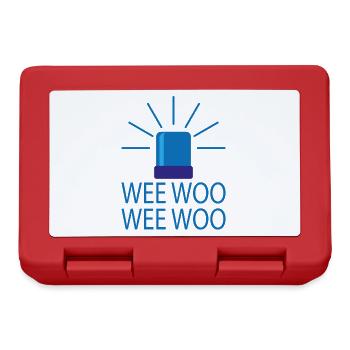 weewoo - Brotdose - Rot - Vorne