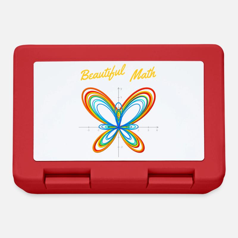 Butterfly Function - Beautiful Math - Lunchbox - red