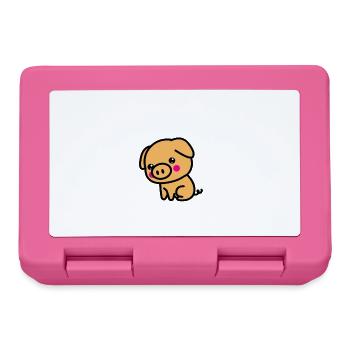 Pig Mama - Brotdose - Pink - Vorne
