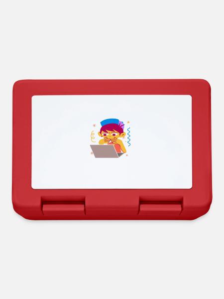 Programmeur codeur de codage - Boîte à goûter - rouge