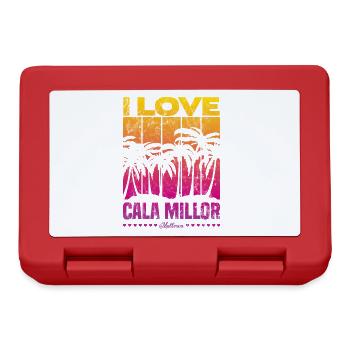 J’adore Cala Millor - Boîte à goûter - rouge - Devant
