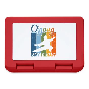 Le Qigong est ma thérapie - Boîte à goûter - rouge - Devant