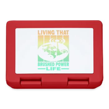 Living That Brushed Power Life - Lunchbox - red - Front