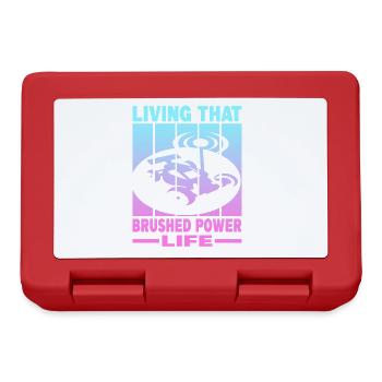 Living That Brushed Power Life - Lunchbox - red - Front