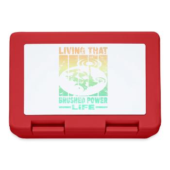 Living That Brushed Power Life - Lunchbox - red - Front