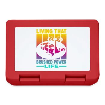 Living That Brushed Power Life - Lunchbox - red - Front