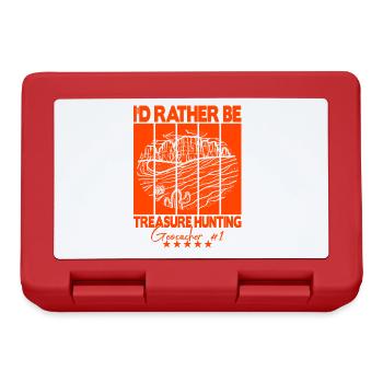 Geocaching Geocacher Dicton - Boîte à goûter - rouge - Devant