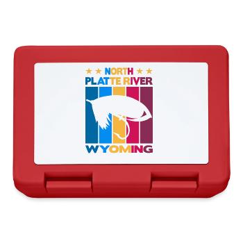 North Platte River Wyoming Fly Fishing - Brotdose - Rot - Vorne