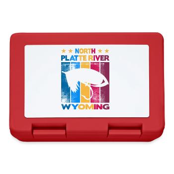 North Platte River Wyoming Fly Fishing - Brotdose - Rot - Vorne