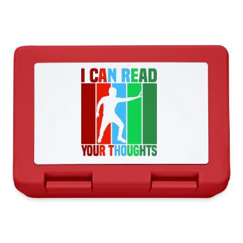 I Can Read Your Thoughts - Brotdose - Rot - Vorne