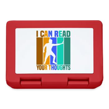 I Can Read Your Thoughts - Lunchbox - red - Front