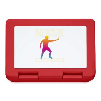 The Future Belongs To Me - Lunchbox - red - Front