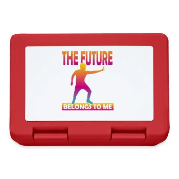 The Future Belongs To Me - Lunchbox - red - Front