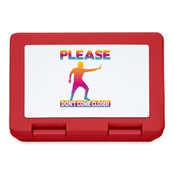Please Don't come Closer - Brotdose - Rot - Vorne