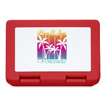 Playa El Aqua Venezuela - Lunchbox - red - Front