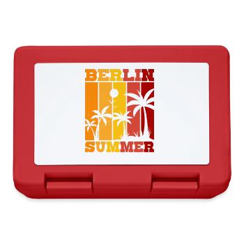 Berlin Summer - Brotdose - Rot - Vorne