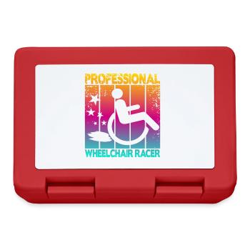 Professional Wheelchair Racer - Lunchbox - red - Front