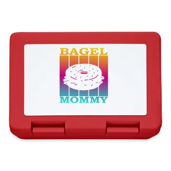 Bagel Mommy - Lunchbox - red - Front