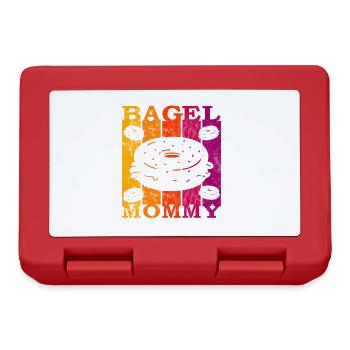 Bagel Mommy - Lunchbox - red - Front