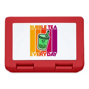 Bubble Tea Everyday - Brotdose - Rot - Vorne