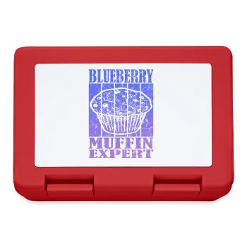 Blueberry Muffin Expert - Brotdose - Rot - Vorne