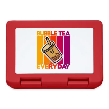 Bubble Tea Everyday - Brotdose - Rot - Vorne