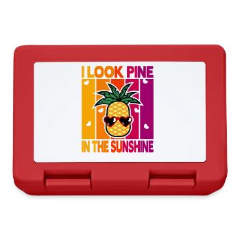 I Look Pine in the Sunshine - Lunchbox - red - Front