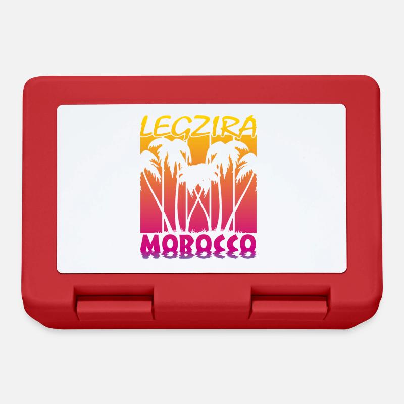 Legzira Maroc - Boîte à goûter - rouge