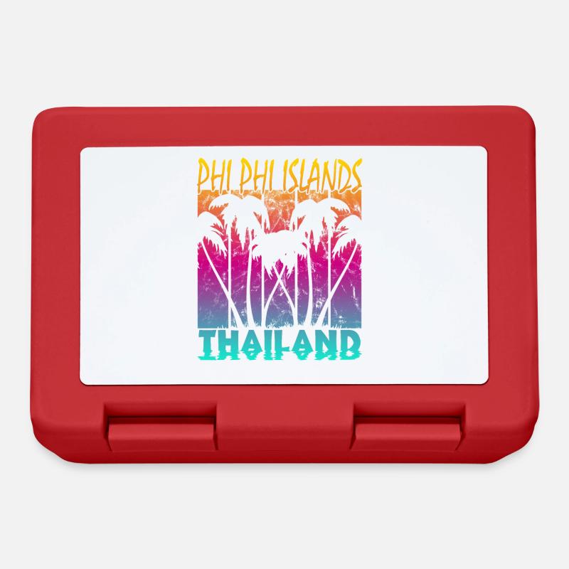 Vintage Phi Phi Islands Thailand - Brotdose - Rot