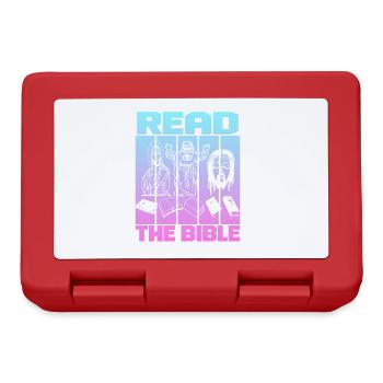 Read The Bible - Lunchbox - red - Front