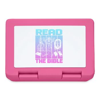 Read The Bible - Brotdose - Pink - Vorne