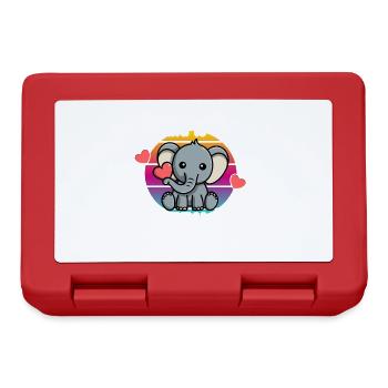Nothing is more Relephant than me - Lunchbox - red - Front