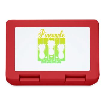 Vintage Pineapple Mama Sunset - Lunchbox - red - Front