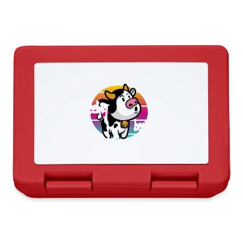 Vegan Vegan Cow - Lunchbox - red - Front