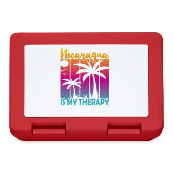 Nicaragua Is My Therapy - Lunchbox - red - Front