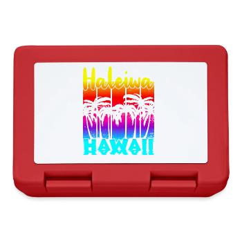 Haleiwa Hawaii - Brotdose - Rot - Vorne