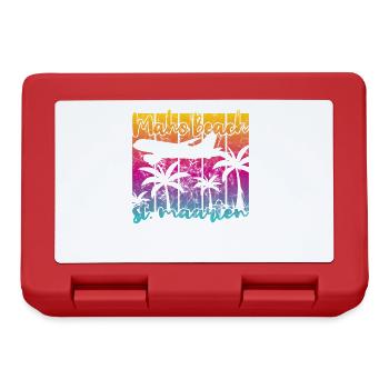Maho Beach St. Maarten - Lunchbox - red - Front