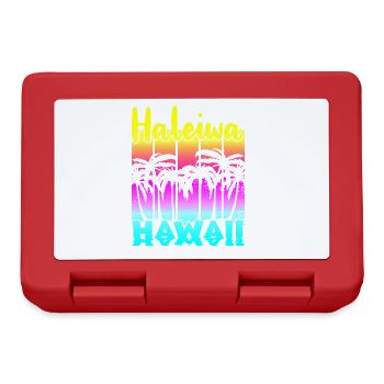Haleiwa Hawaii - Brotdose - Rot - Vorne