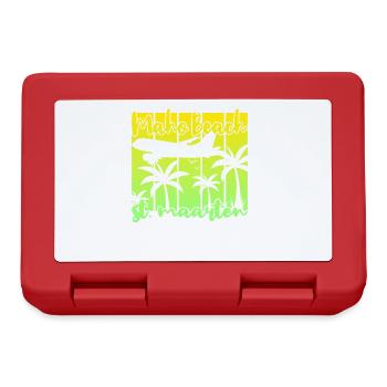 Maho Beach St. Maarten - Lunchbox - red - Front