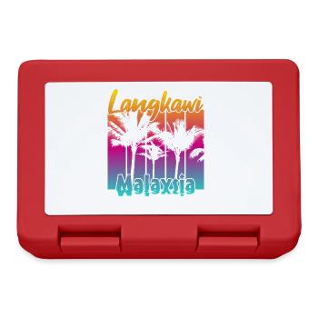 Langkawi Malaysia - Lunchbox - red - Front