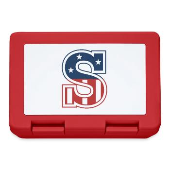 Letter S USA - Lunchbox - red - Front