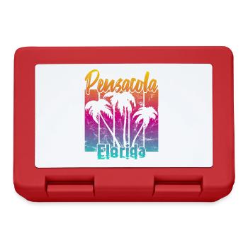 Pensacola Florida - Lunchbox - red - Front