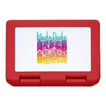 Machu Picchu Peru - Lunchbox - red - Front