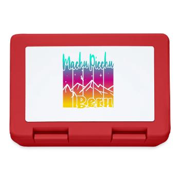 Machu Picchu Peru - Lunchbox - red - Front