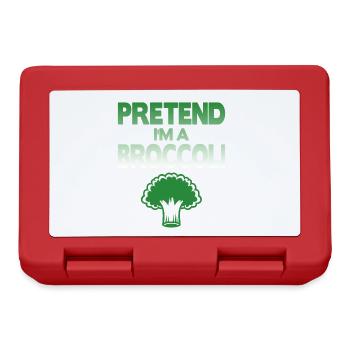 Pretend i'm a Broccoli - Brotdose - Rot - Vorne