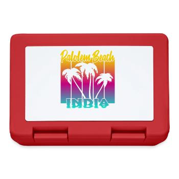 Palolem Beach India - Brotdose - Rot - Vorne