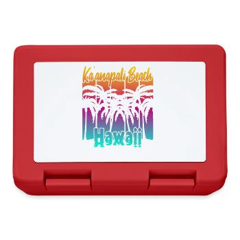 Plage de Ka’anapali Hawaï - Boîte à goûter - rouge - Devant