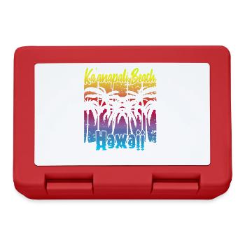 Plage de Ka’anapali Hawaï - Boîte à goûter - rouge - Devant